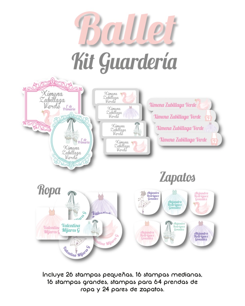 Kit Guarderia Ballet | Pack Guarderia Kit Guarderia Ballet | Pack Guarderia