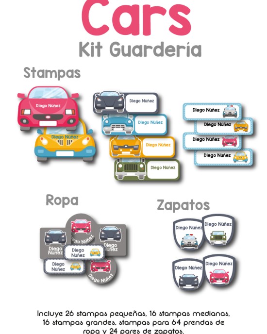 Kit Guarderia Cars