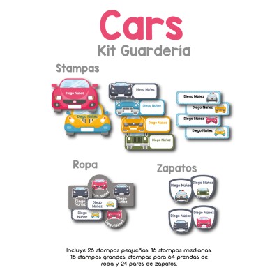 Kit Guarderia Cars Kit Guarderia Cars