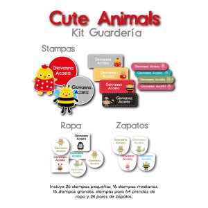 Kit Guarderia Cute Animals