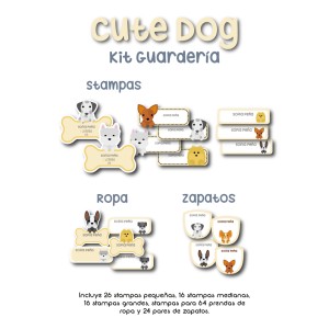 Kit Guarderia Cute Dog