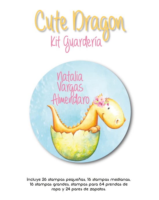 Kit Guarderia Cute Dragon | Pack Guarderia