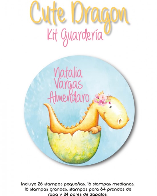 Kit Guarderia Cute Dragon | Pack Guarderia