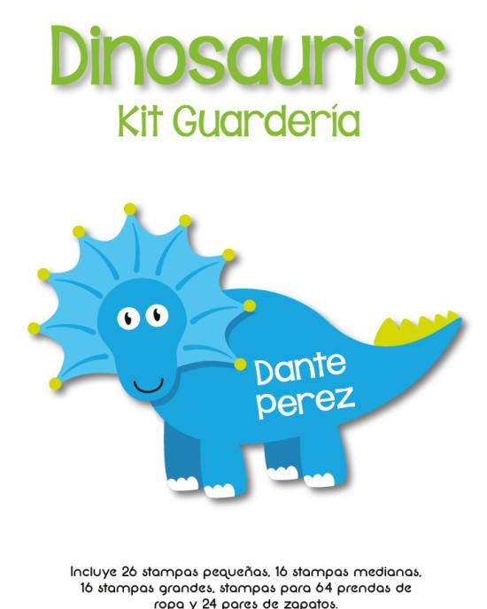 Kit Guarderia Dinosaurios