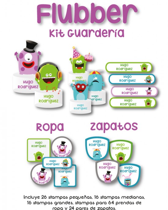 Kit Guarderia Flubber | Pack Guarderia