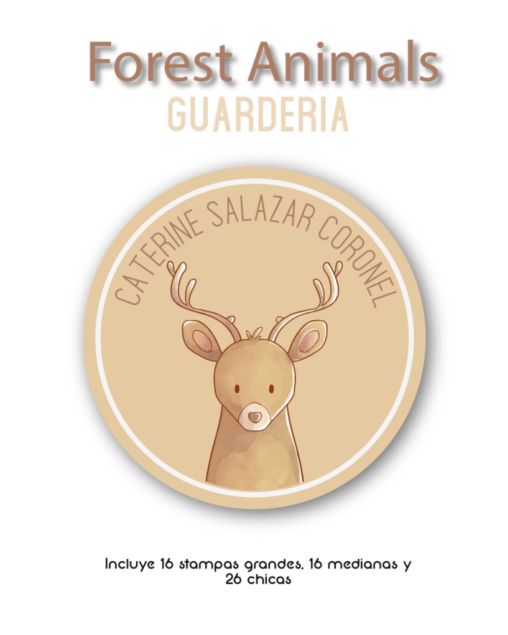 Kit Guarderia Forest Animals | Pack Guarderia Kit Guarderia Forest Animals | Pack Guarderia