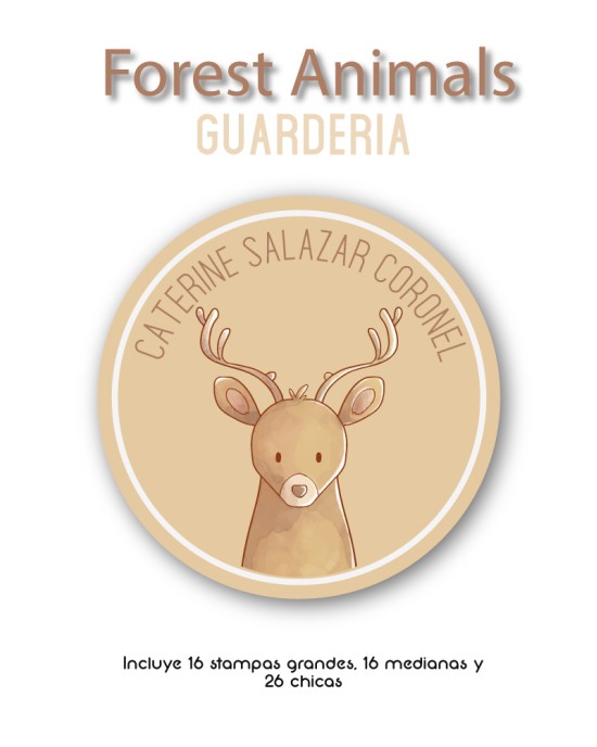 Kit Guarderia Forest Animals | Pack Guarderia