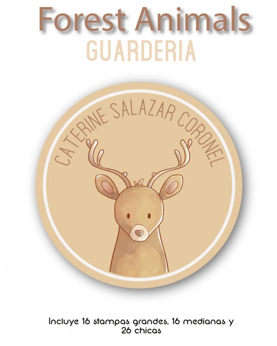 Kit Guarderia Forest Animals | Pack Guarderia