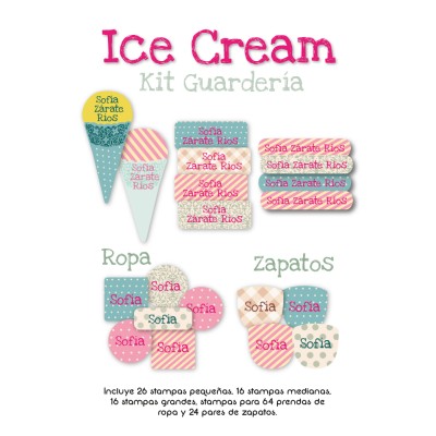 Kit Guarderia Ice Cream Kit Guarderia Ice Cream