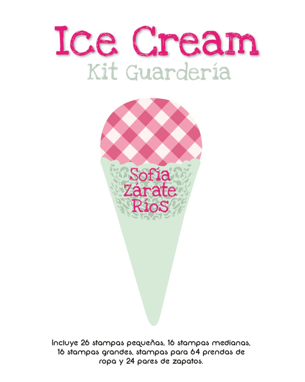 Kit Guarderia Ice Cream | Pack Guarderia Kit Guarderia Ice Cream | Pack Guarderia