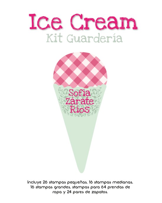 Kit Guarderia Ice Cream | Pack Guarderia