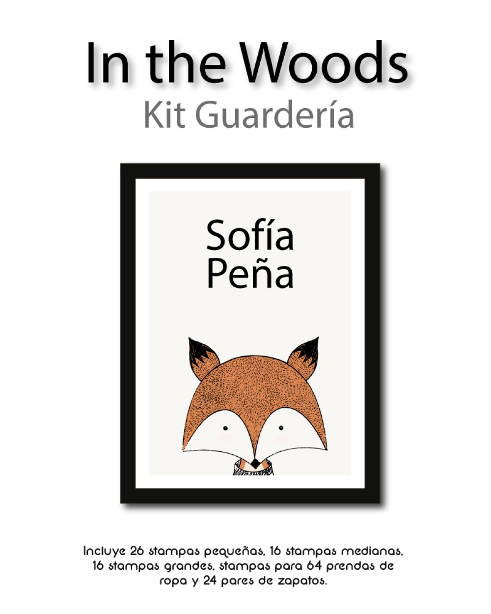 Kit Guarderia In the Woods | Pack Guarderia Kit Guarderia In the Woods | Pack Guarderia
