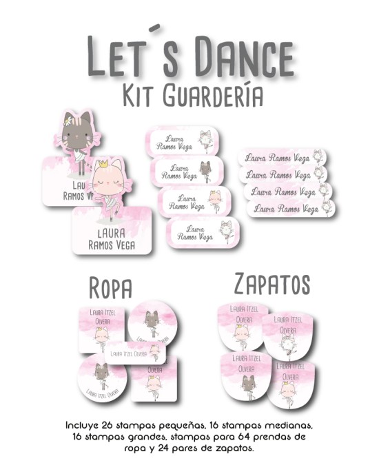 Kit Guarderia Let´s Dance | Pack Guarderia