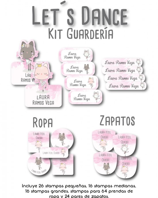 Kit Guarderia Let´s Dance | Pack Guarderia