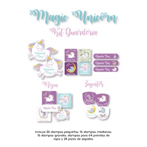 Kit Guarderia Magic Unicorn