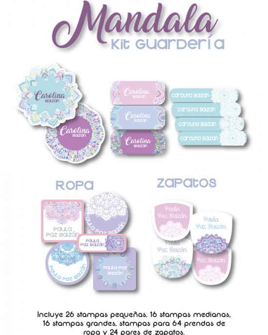 Kit Guarderia Mandala | Pack Guarderia