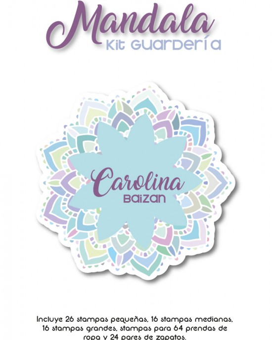 Kit Guarderia Mandala | Pack Guarderia