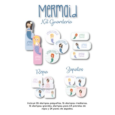 Kit Guarderia Mermaid Kit Guarderia Mermaid