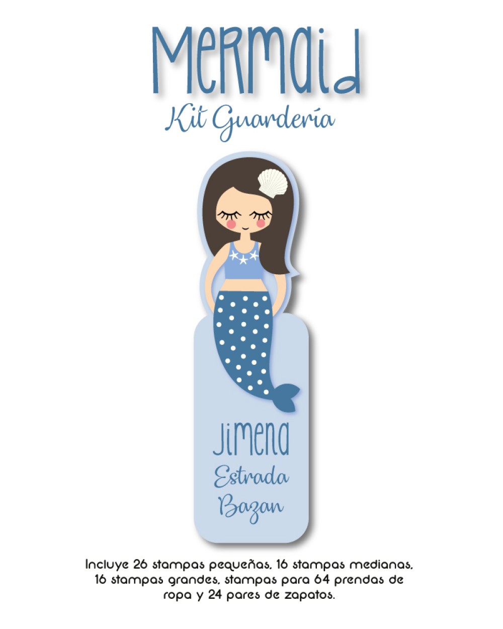 Kit Guarderia Mermaid | Pack Guarderia Kit Guarderia Mermaid | Pack Guarderia