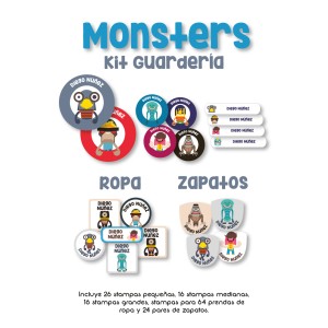 Kit Guarderia Monster