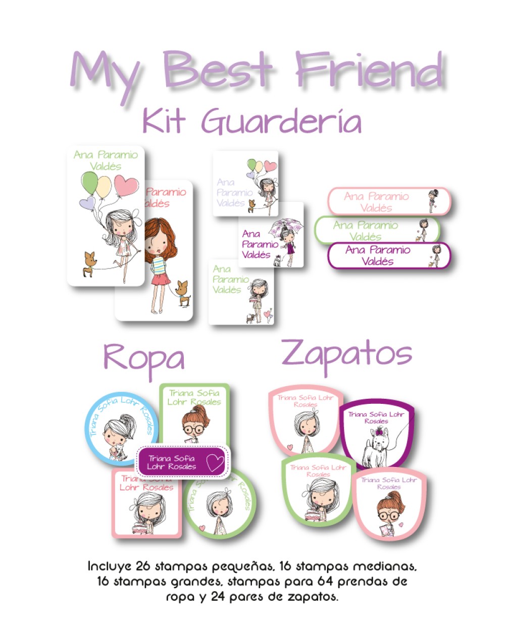 Kit Guarderia My Best Friend | Pack Guarderia