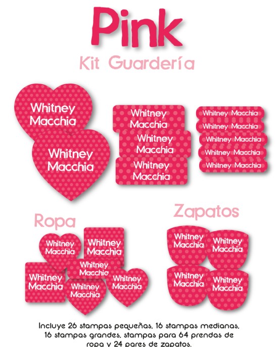 Kit Guarderia Pink