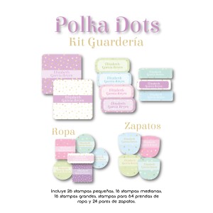 Kit Guarderia Polka Dots