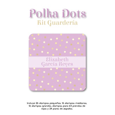 Kit Guarderia Polka Dots
