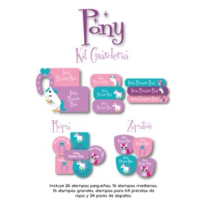 Kit Guarderia Pony