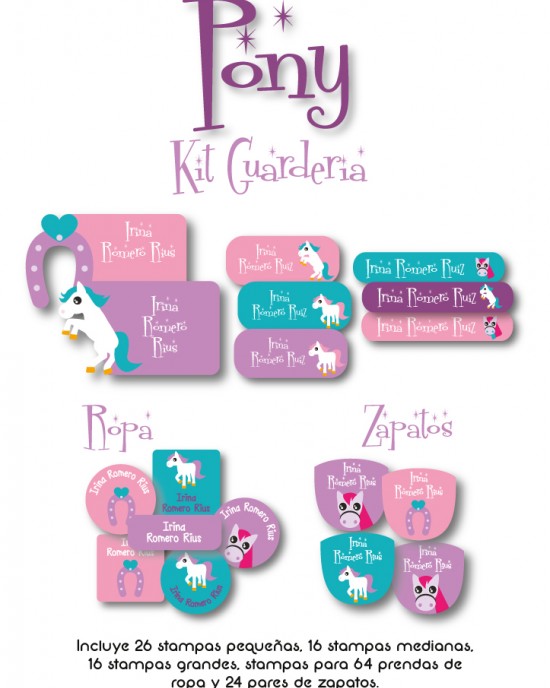 Kit Guarderia Pony | Pack Guarderia
