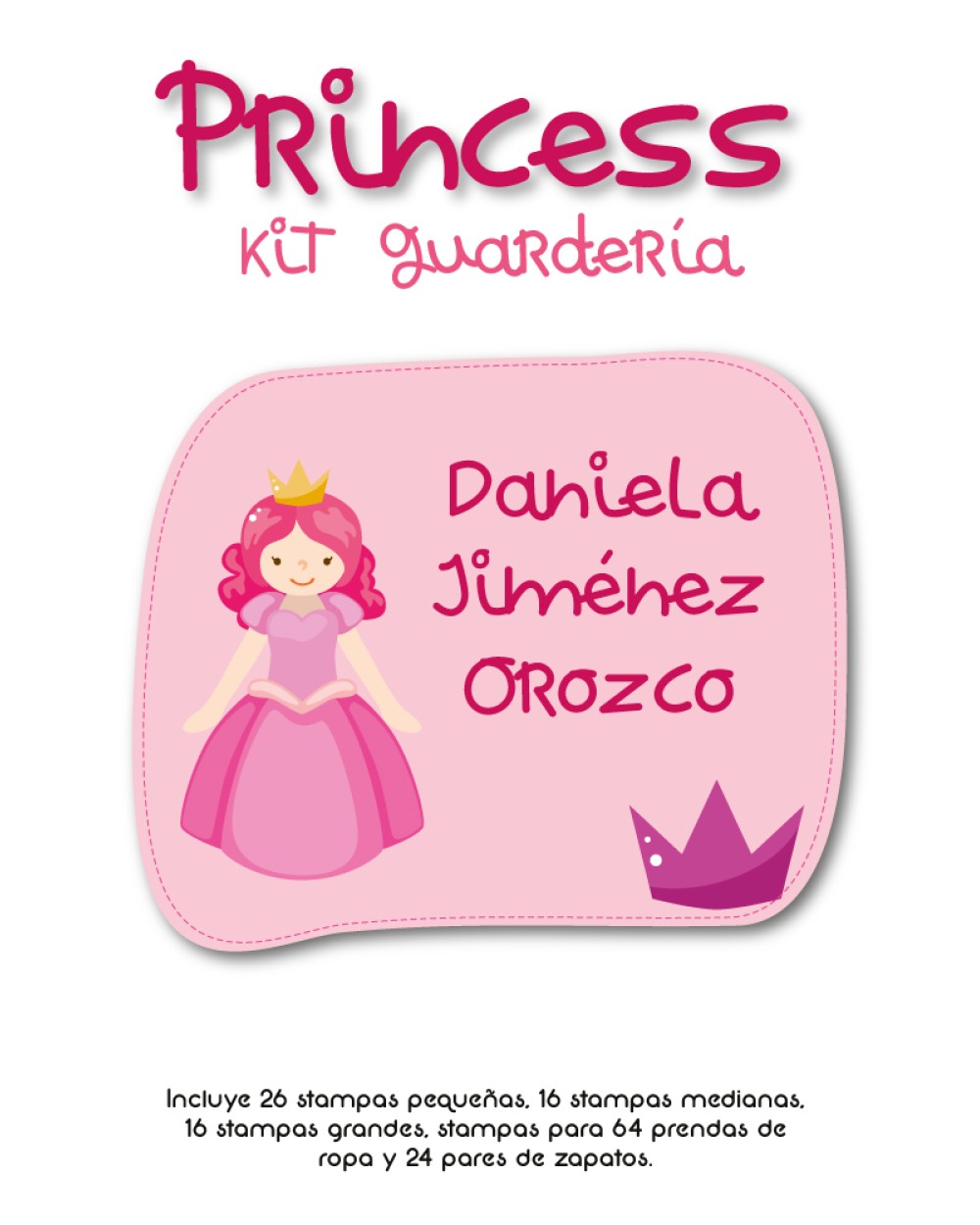 Kit Guarderia Princess | Pack Guarderia Kit Guarderia Princess | Pack Guarderia