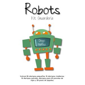 Kit Guarderia Robots