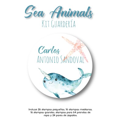 Kit Guarderia Sea Animals