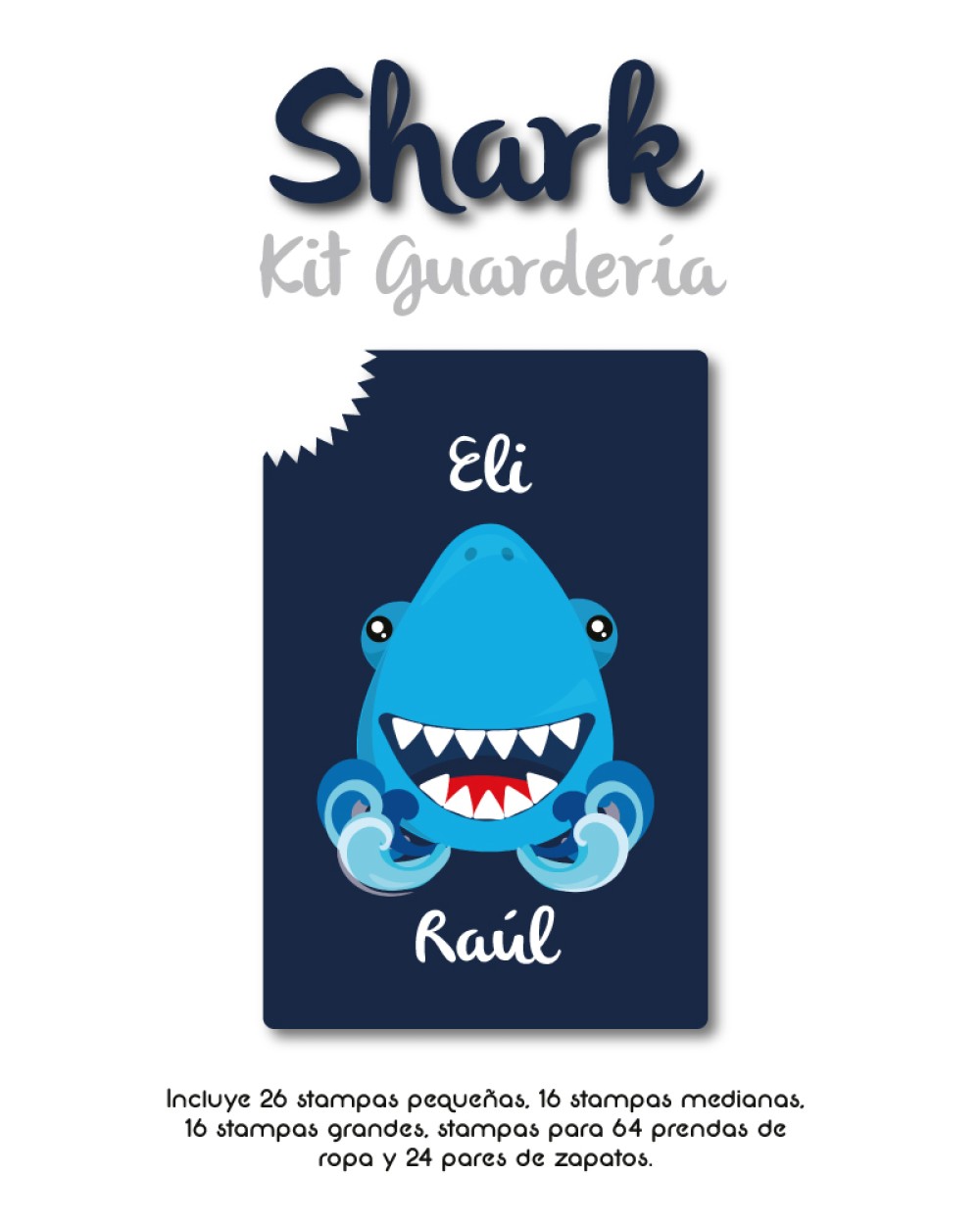 Kit Guarderia Shark | Pack Guarderia Kit Guarderia Shark | Pack Guarderia
