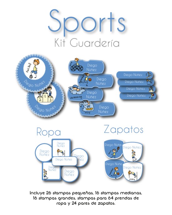 Kit Guarderia Sports | Pack Guarderia