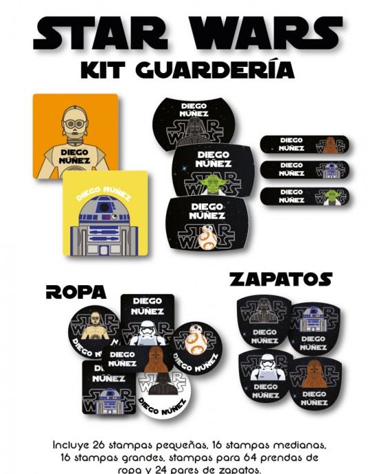 Kit Guarderia Star Wars | Pack Guarderia