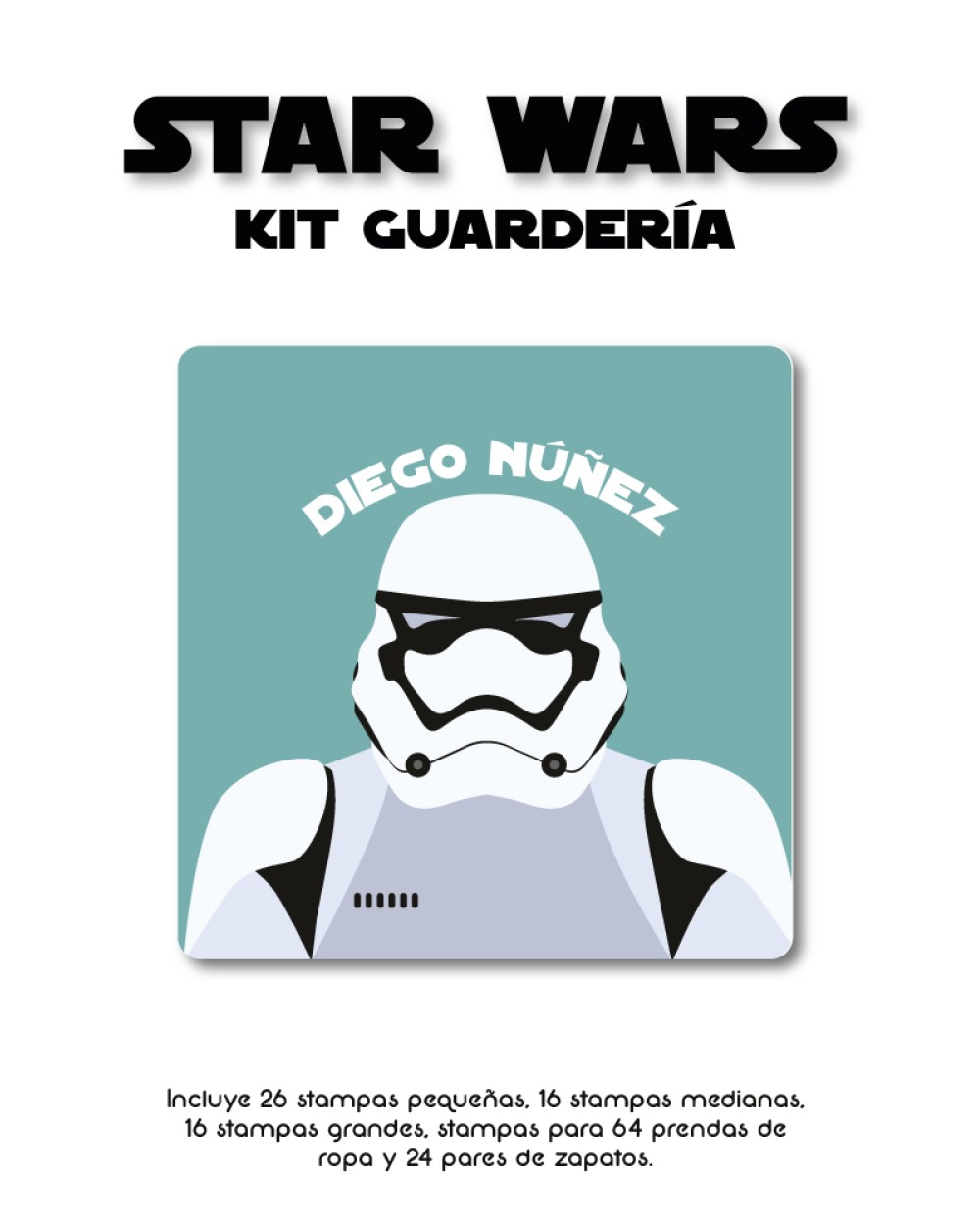 Kit Guarderia Star Wars | Pack Guarderia