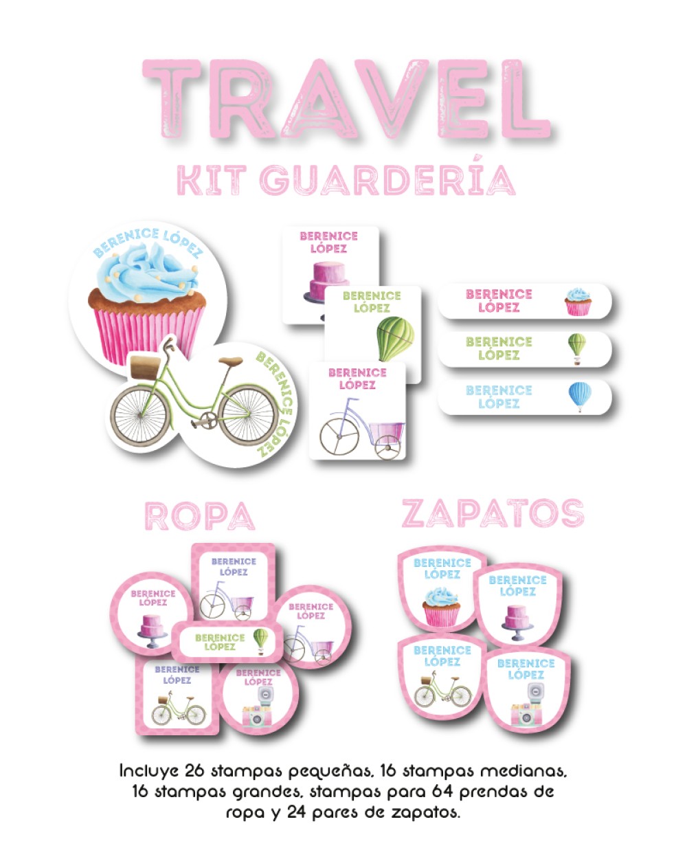 Kit Guarderia Travel | Pack Guarderia Kit Guarderia Travel | Pack Guarderia
