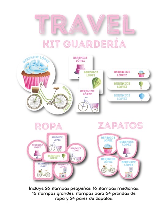Kit Guarderia Travel | Pack Guarderia