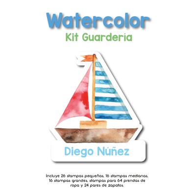 Kit Guarderia WaterColor