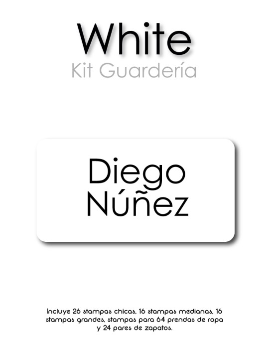 Kit Guarderia White | Pack Guarderia