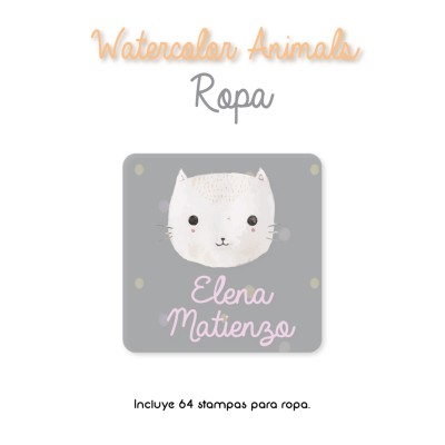 Ropa PLANCHABLES Watercolor Animals 