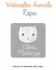 Ropa Watercolor Animals-Etiquetas Para Ropa