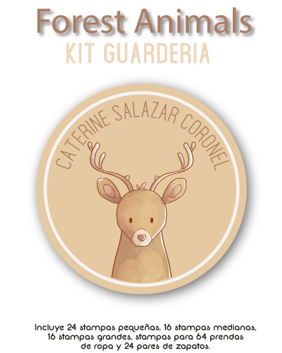 Kit Guarderia Forest Animals