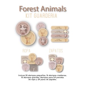 Kit Guarderia Forest Animals