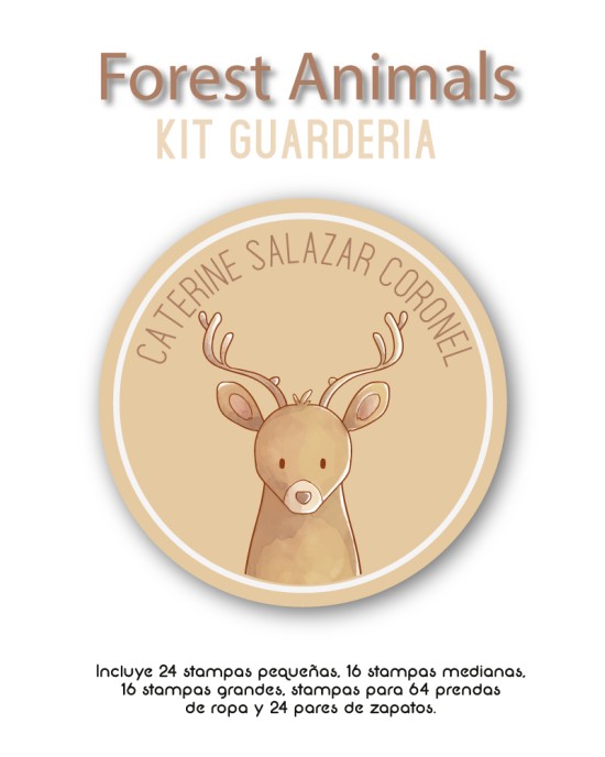 Kit Guarderia Forest Animals | Pack Guarderia