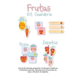 Kit Guarderia Frutas