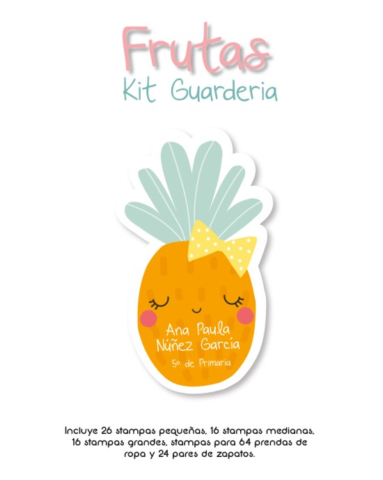 Kit Guarderia Frutas | Pack Guarderia
