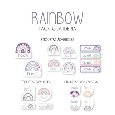 Kit Guarderia Rainbow