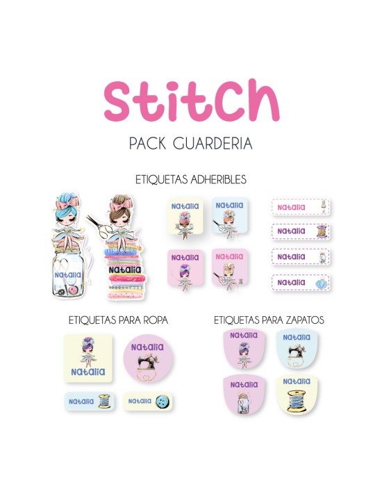Kit Guarderia Stitch | Pack Guarderia
